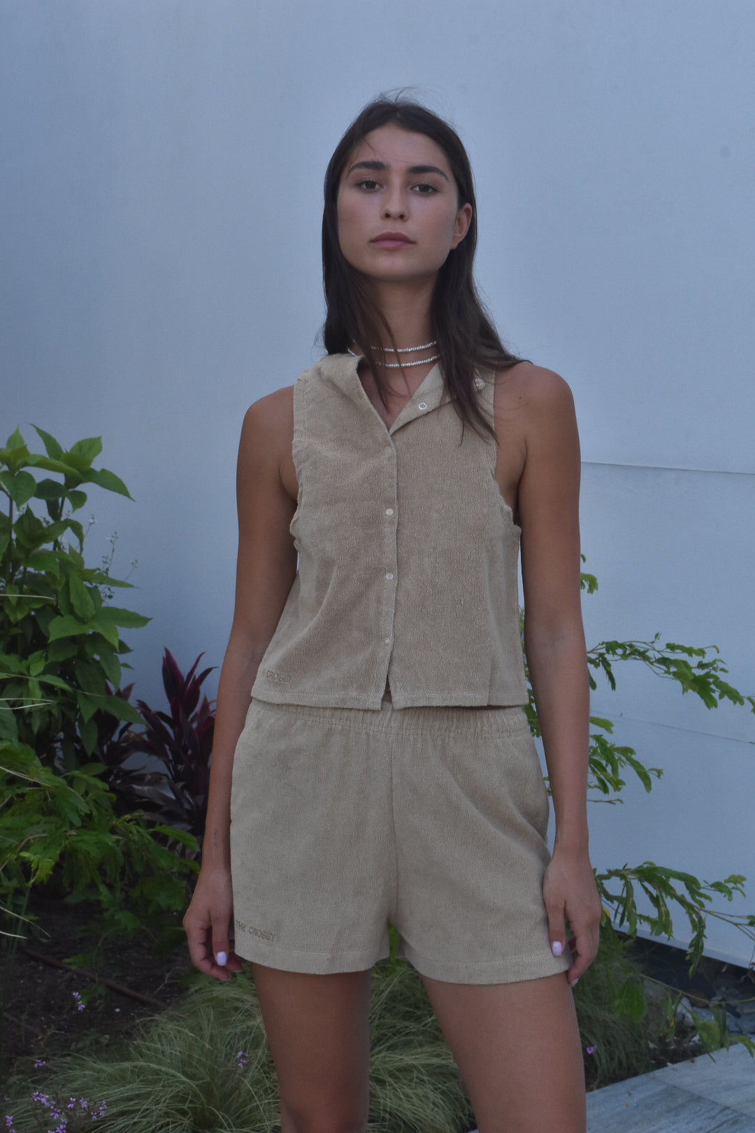 SOHO TERRY TANK TOP | CAMEL