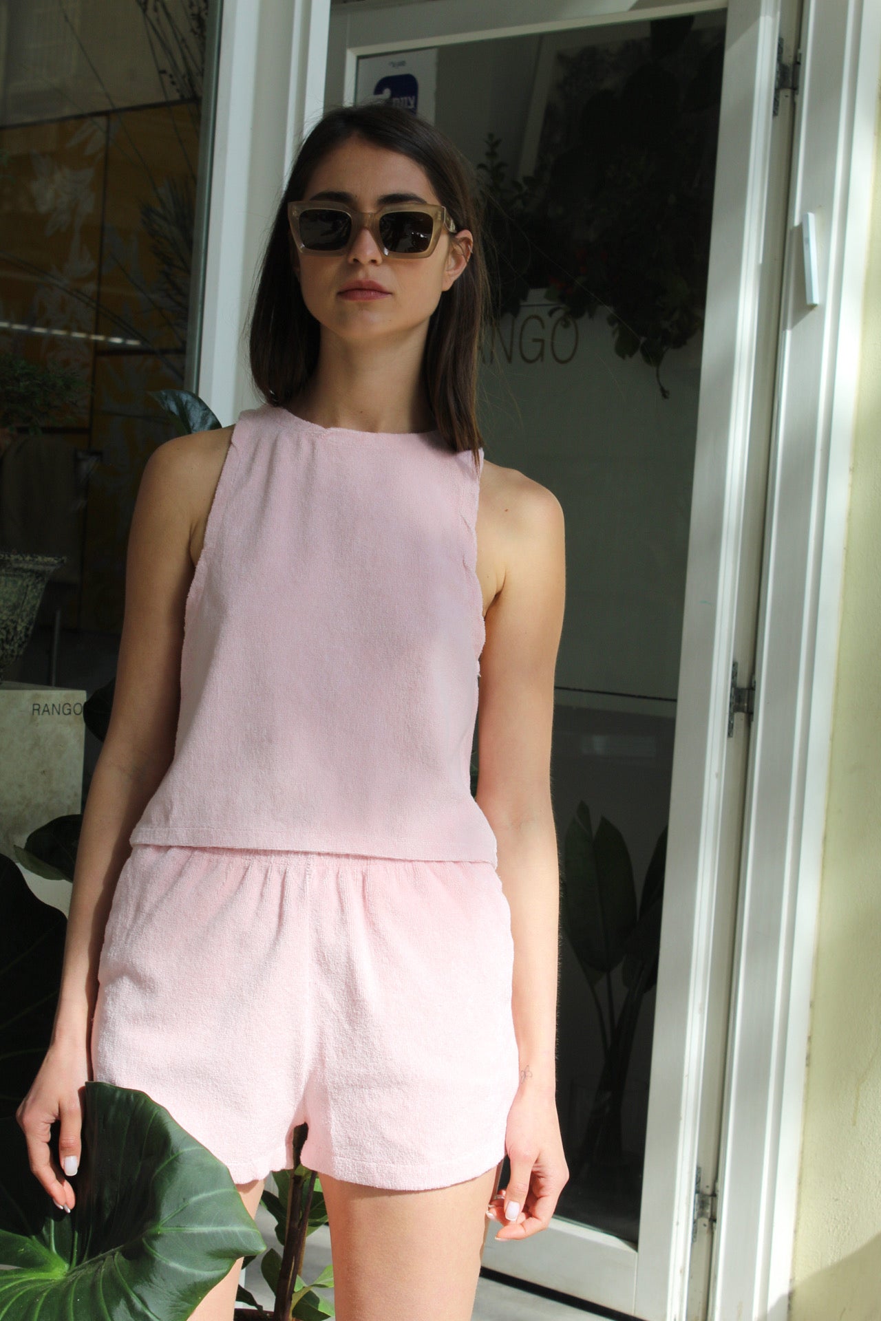 SOHO TERRY TANK TOP | PINK