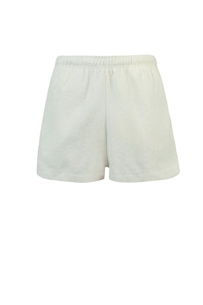 SOHO TERRY MINI SHORTS | NATURAL