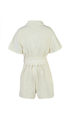 SOHO TERRY ROMPER | NATURAL