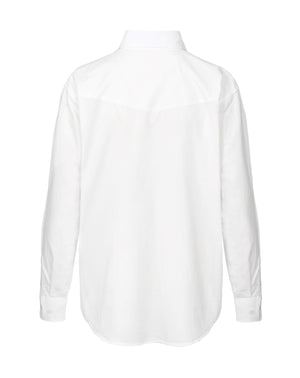 LAFAYETTE BOYFRIEND BLOUSE | WHITE