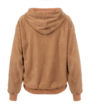 SOHO TERRY HOODIE | CAMEL