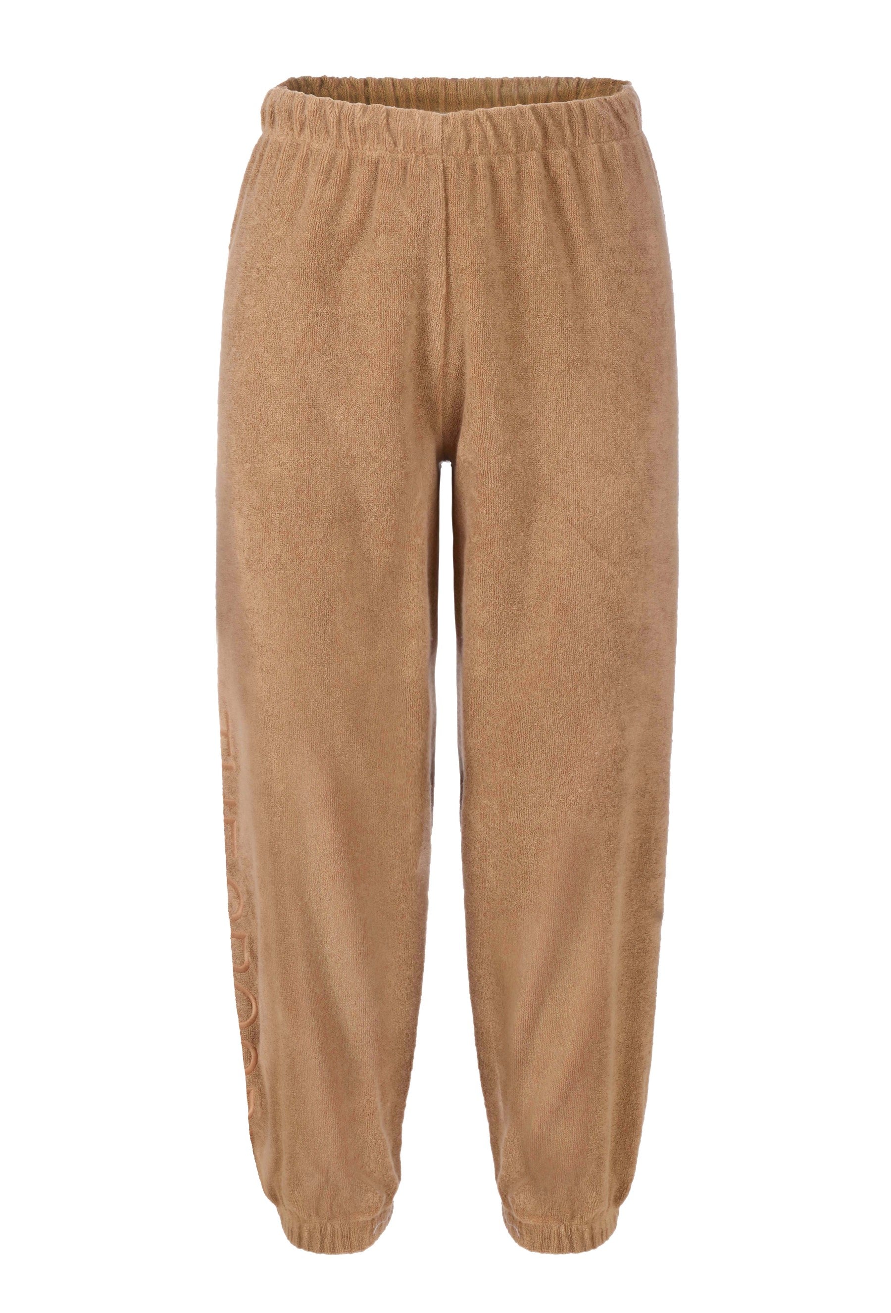 SOHO TERRY SWEATPANTS | CAMEL