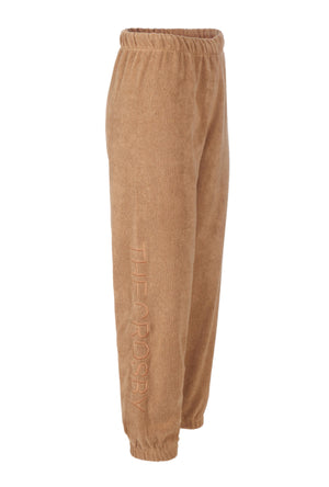 SOHO TERRY SWEATPANTS | CAMEL