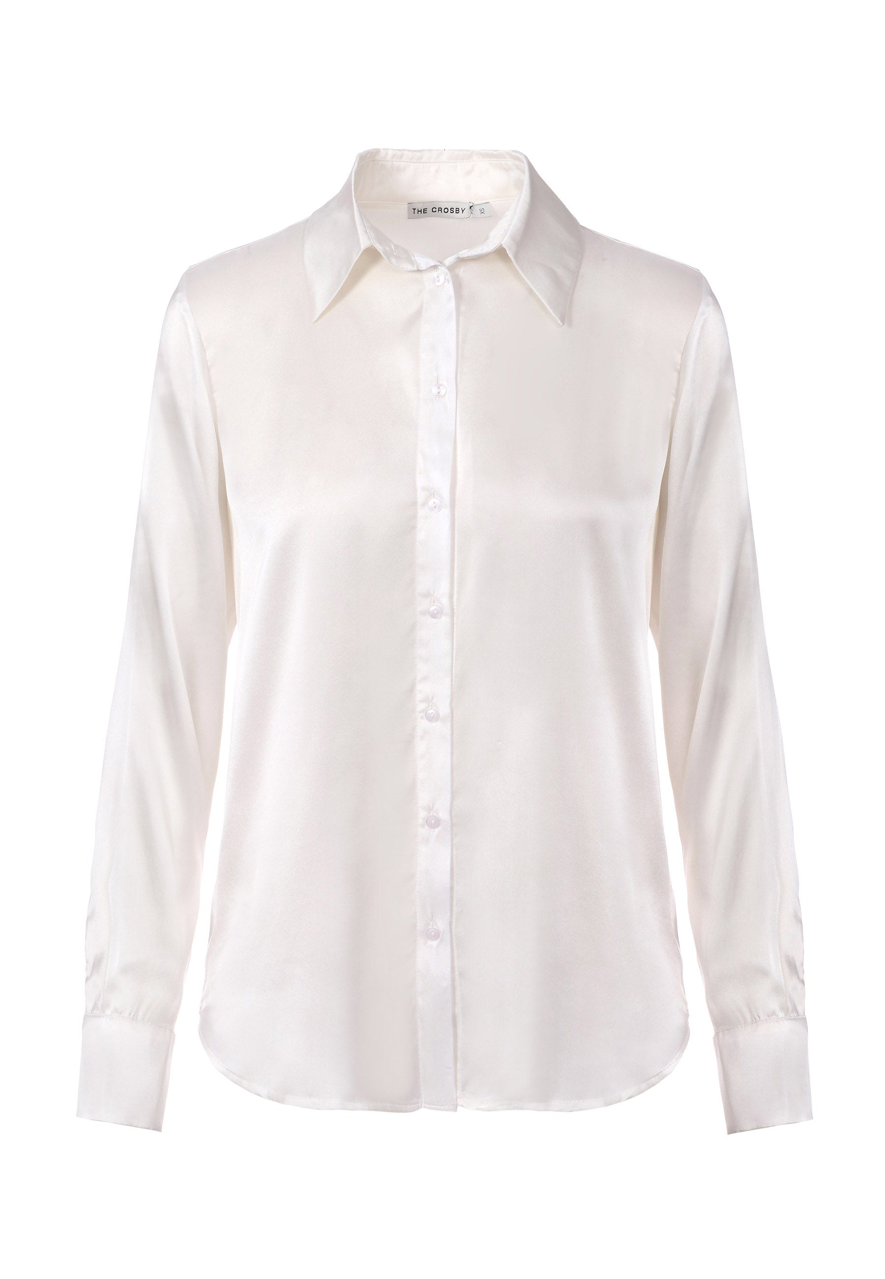 PRINCE SILK BLOUSE | WHITE