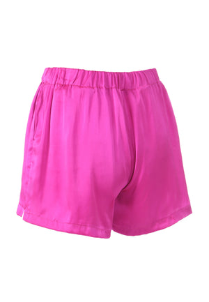 PRINCE SILK SHORT | FUCHSIA