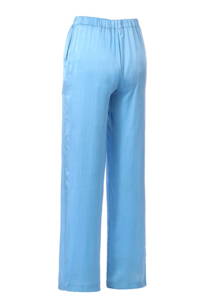 PRINCE SILK PANTS | SKY