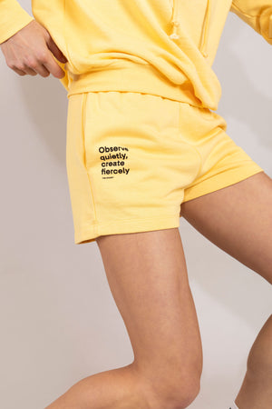 MADISON MINI SHORTS | YELLOW