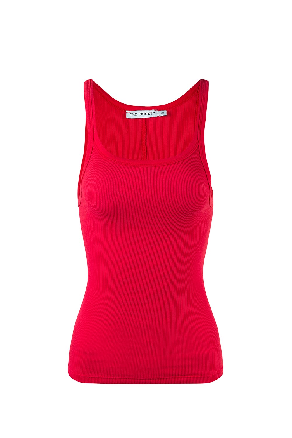 COTTON RACERBACK TANK | RUBY