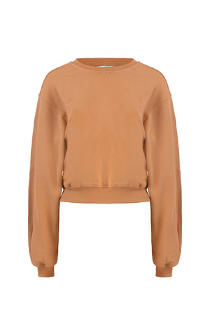 MADISON CREW NECK | CAMEL