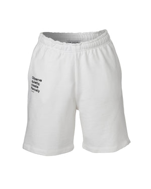 MADISON MIDI SHORT | WHITE